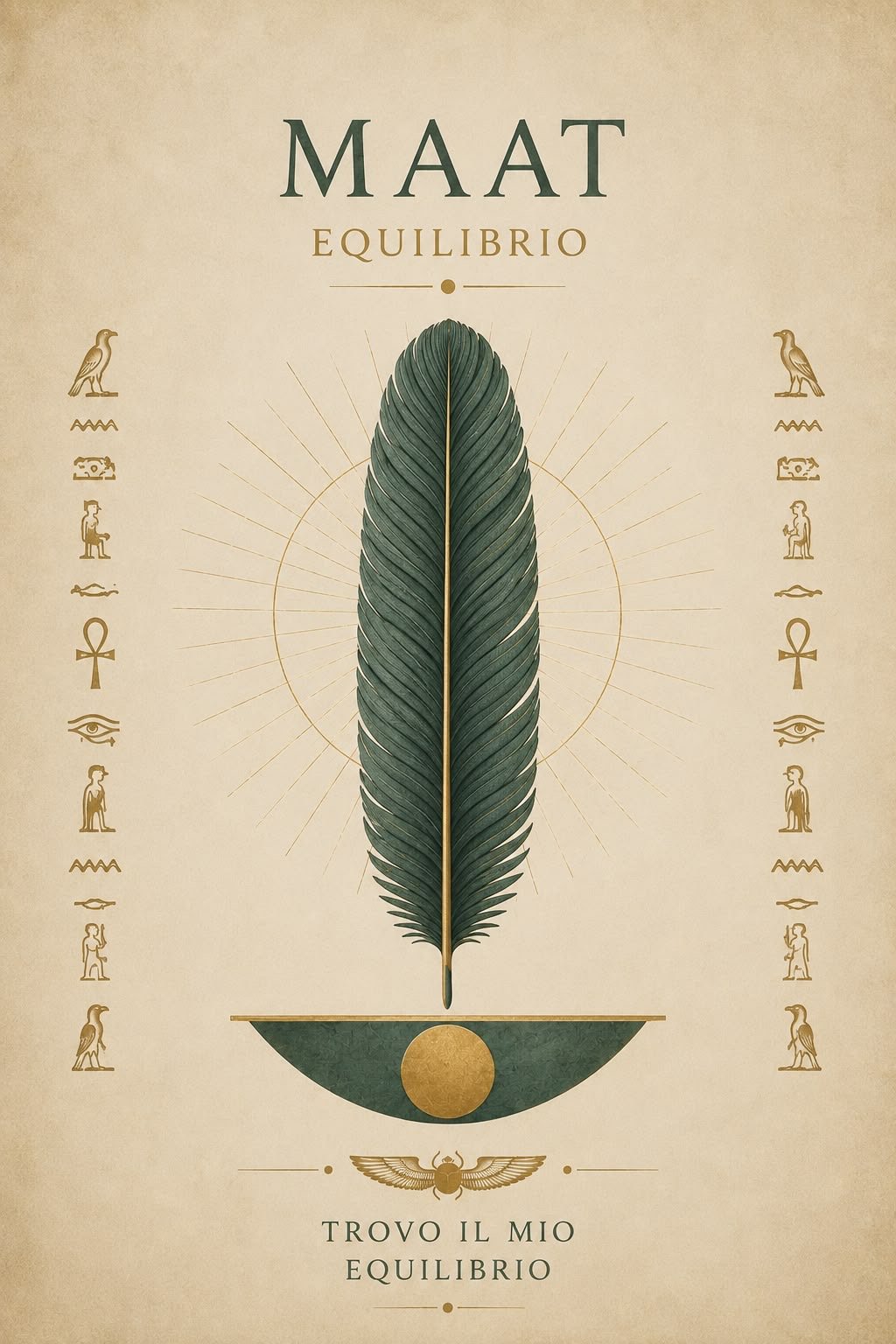MAAT, simbolo di equilibrio presente nello studio